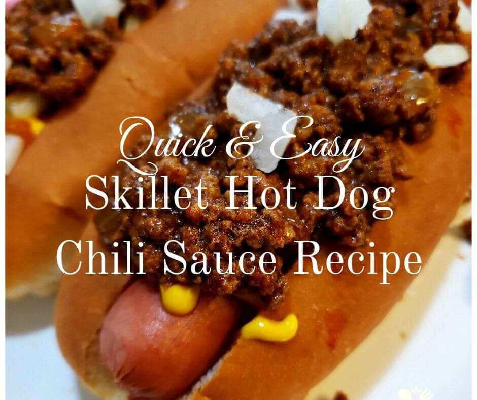 Skillet Hot Dog Chili Recipe Julias Simply Southern Quick & Easy