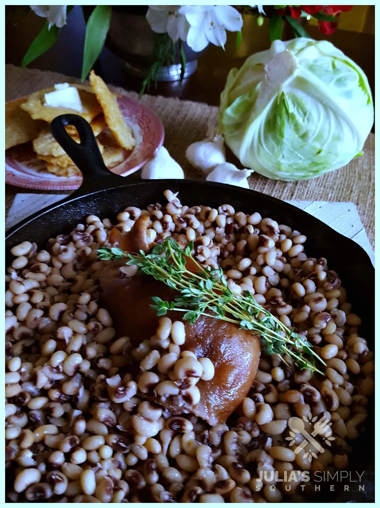 Slow Cooker Purple Hull Peas - Home at Cedar Springs Farm