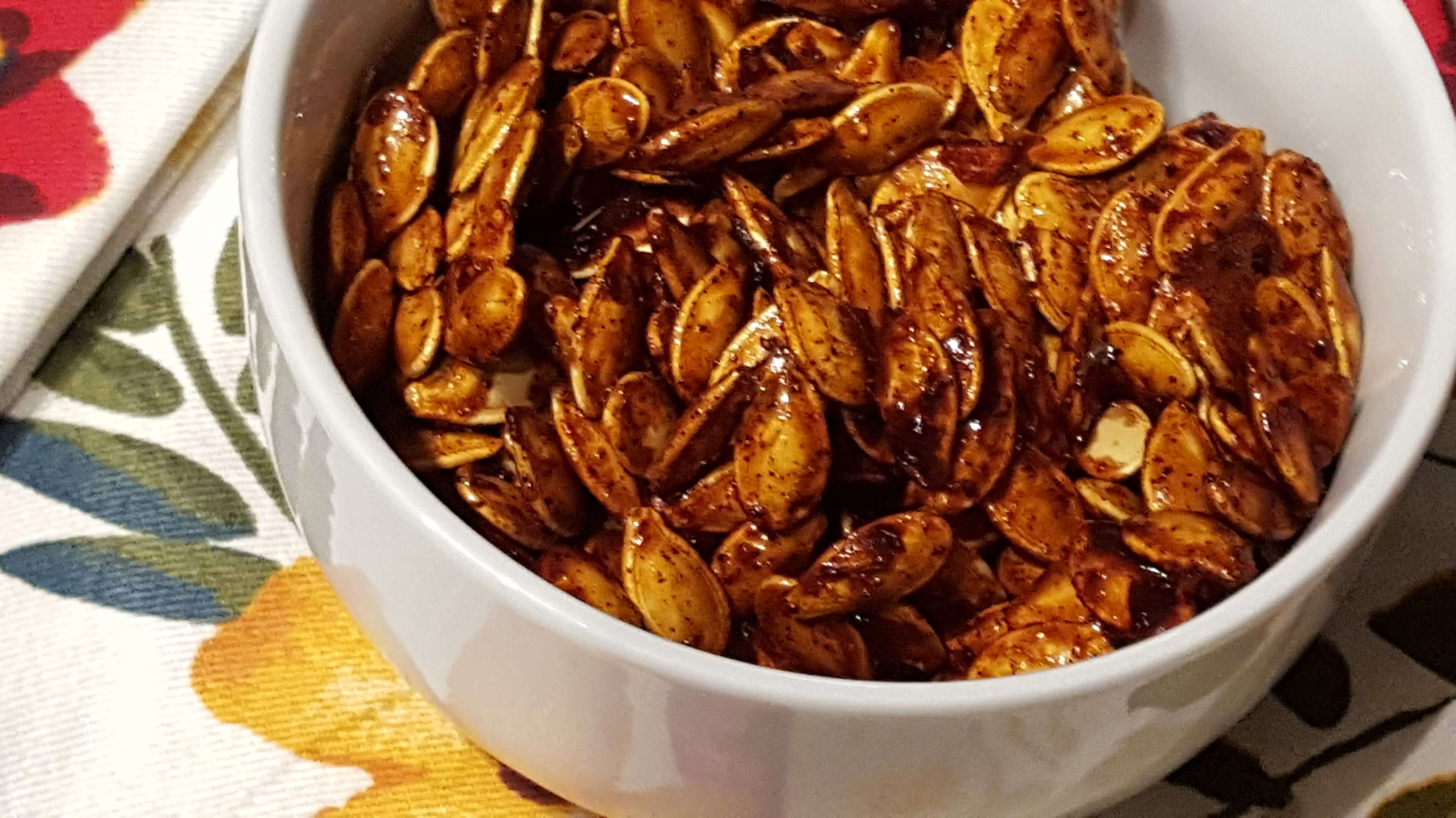 Roasted Honey Spiced Pumpkin Seeds Julias Simply Southern