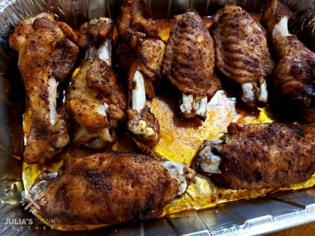 Recette d'Ailes de Dinde Rôties Faciles - Julias Simply Southern | UAC Blog
