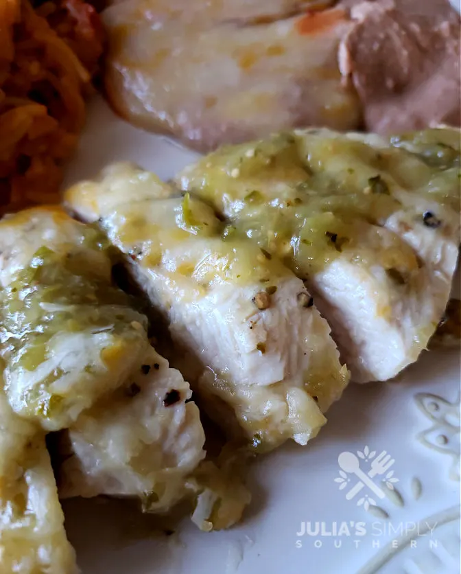 Easy Salsa Verde Chicken Recipe - stove - oven baked - amazing