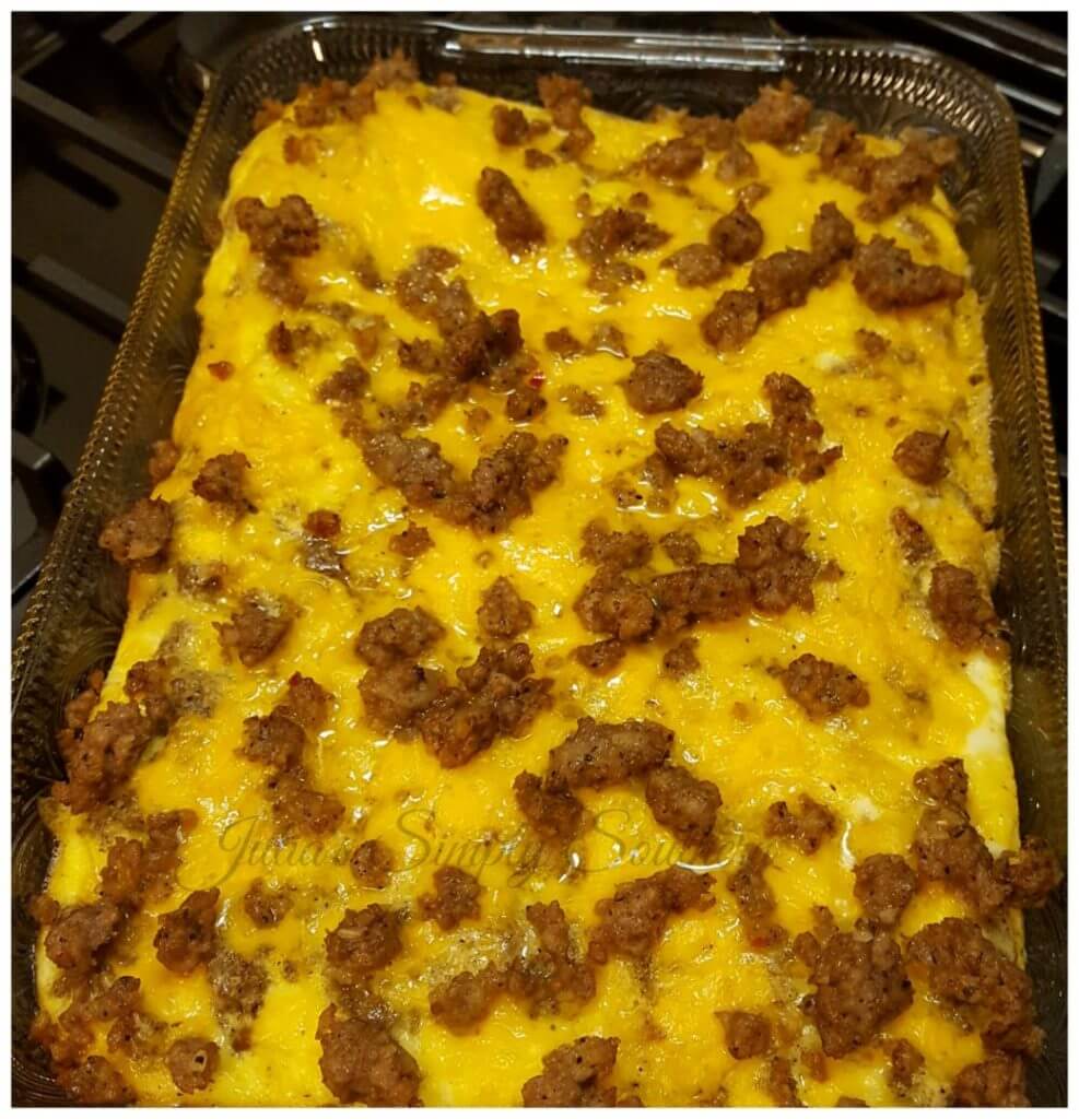 Sausage Egg and Cheese Breakfast Casserole