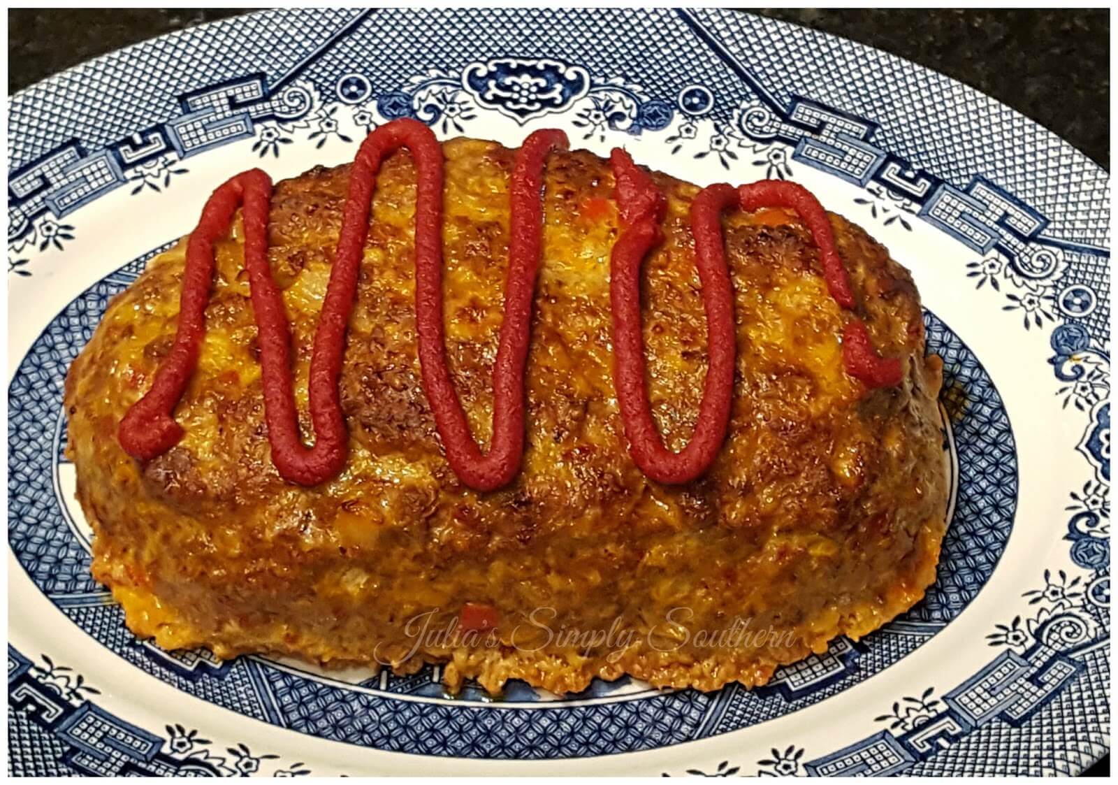 Italian Style Meatloaf with secret ingredient 