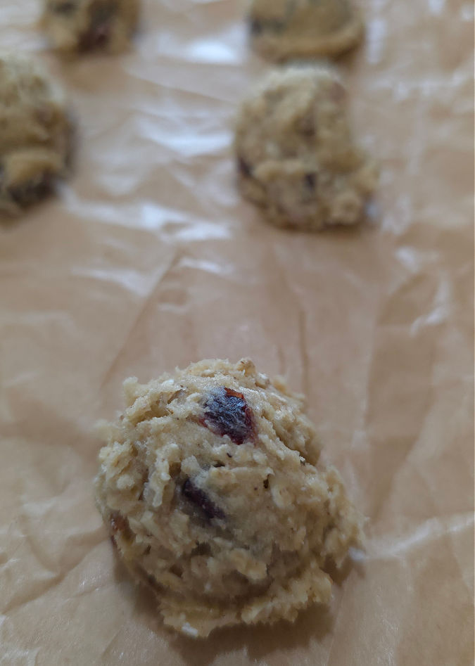 holiday cookies ready to go into the oven
