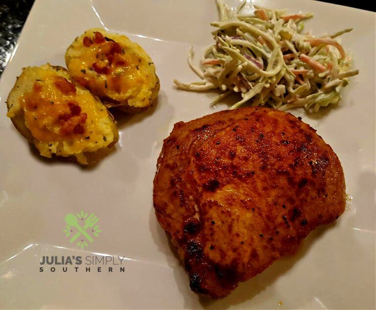 Marinated Seared Pork Chops