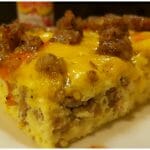 Sausage Egg and Cheese Breakfast Casserole, Christmas