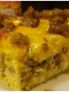 Sausage Egg and Cheese Breakfast Casserole, Christmas