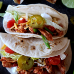 Shredded Mexican Chicken Soft Tacos