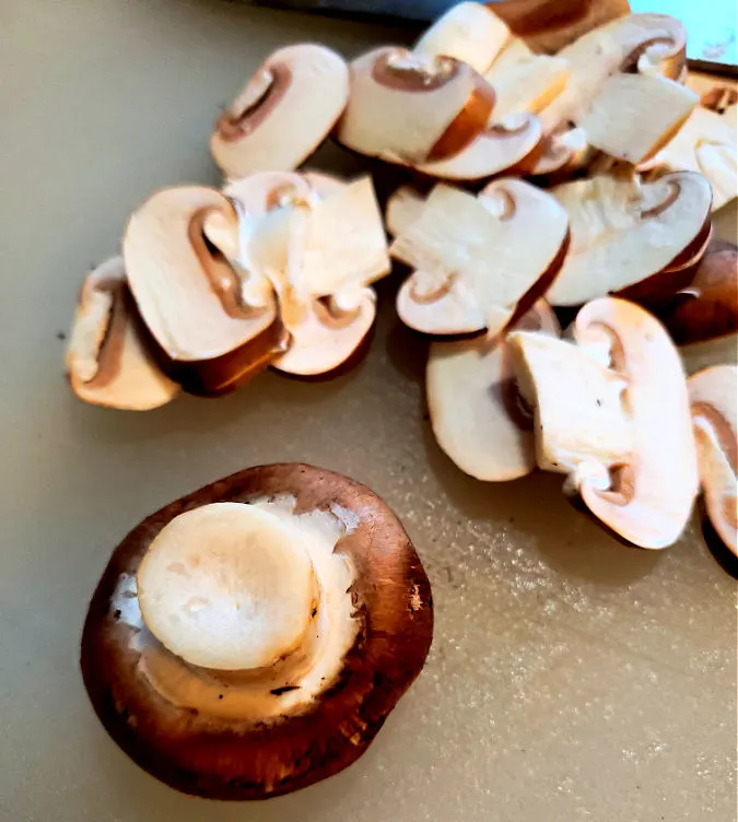 Slice Mushrooms