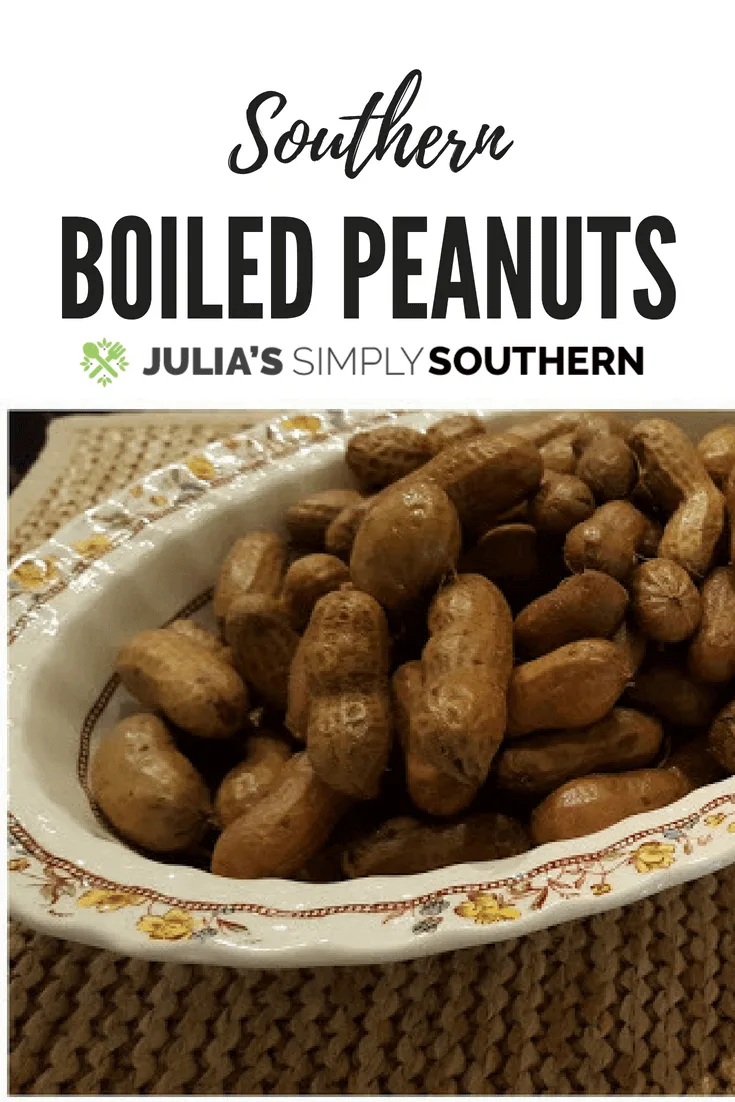 Southern boiled peanuts - the South's favorite snack food