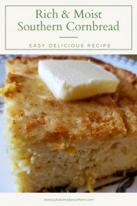 Moist Southern Cornbread Recipe - Julias Simply Southern