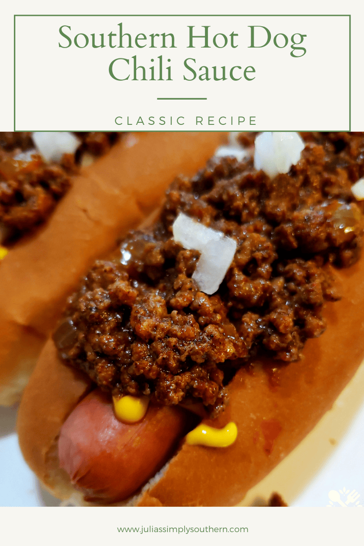 Southern Hot Dog Chili Story