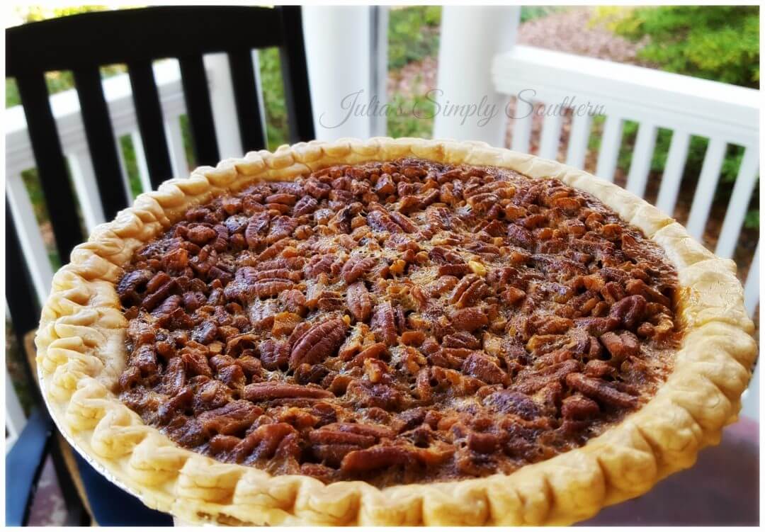 Classic Southern Pecan Pie Recipe Julia S Simply Southern   Southern Pecan Pie Old Fashioned Classic Baking Easy Recipe Julias Simply Southern 