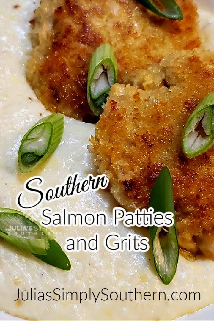 Southern Salmon Patties and Grits Julias Simply Southern