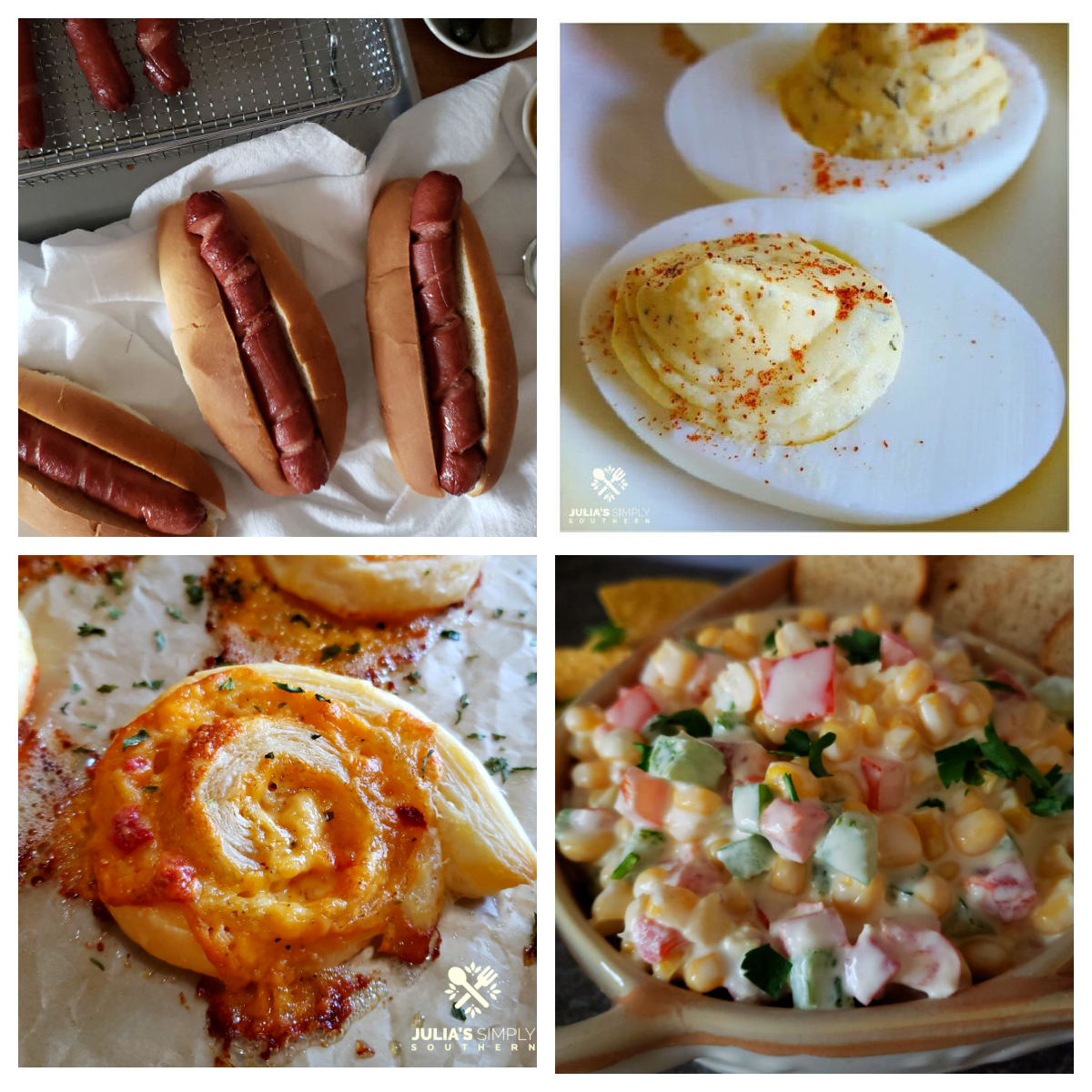 Post Cover Image for Labor Day Snack Ideas showing featured recipes