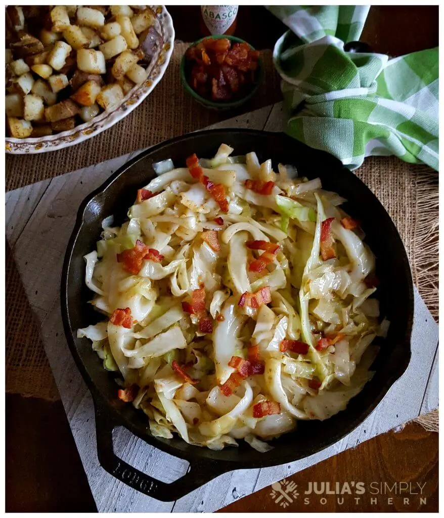 Iron skillet cabbage recipe