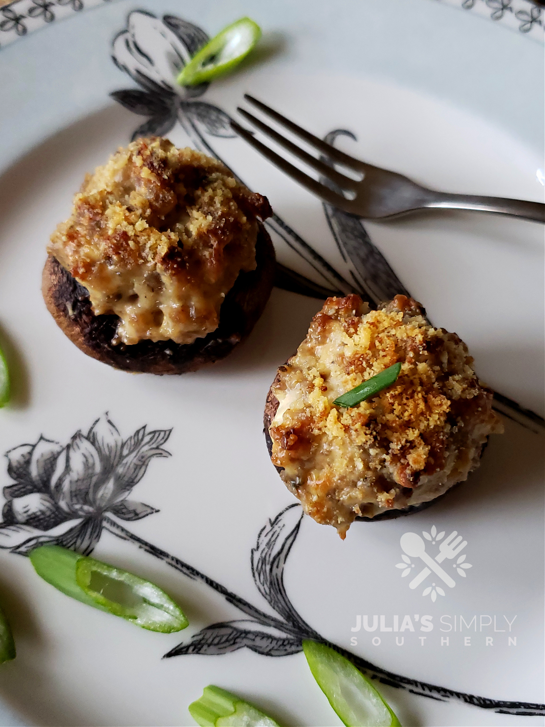 Easy Sausage Stuffed Mushrooms Recipe Julias Simply Southern