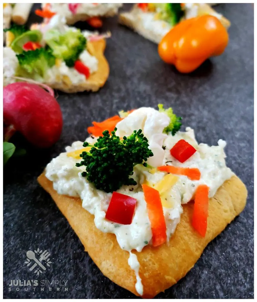 Ranch party pizza appetizer