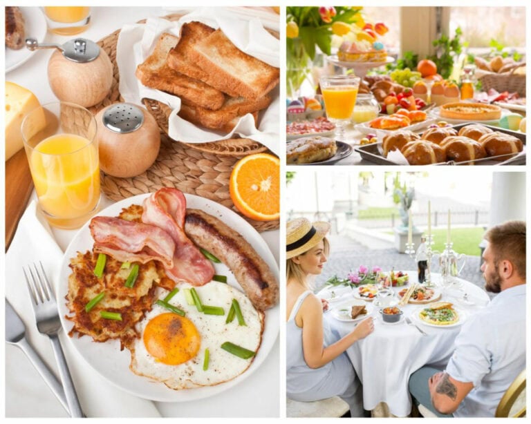 photo collage for the beast Easter breakfast or brunch recipes for two people