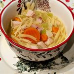 Turkey Noodle Soup in a bowl