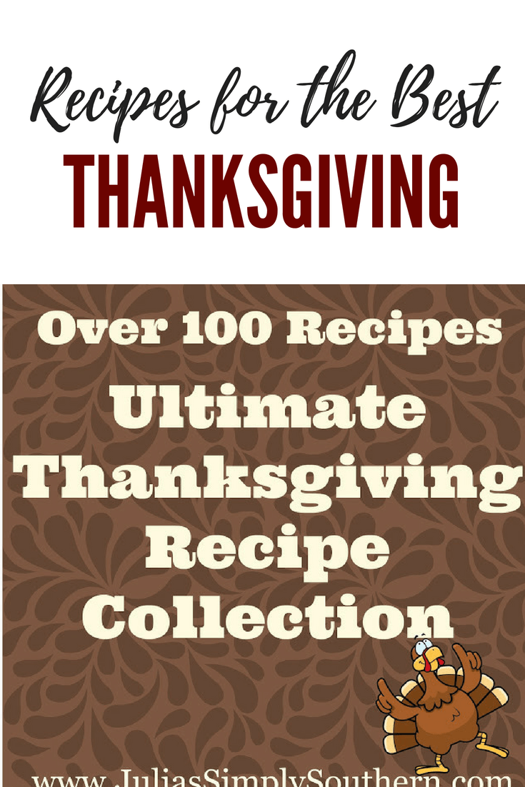 Over 100 delicious recipes for Thanksgiving #Thanksgiving #Holidays #Recipes