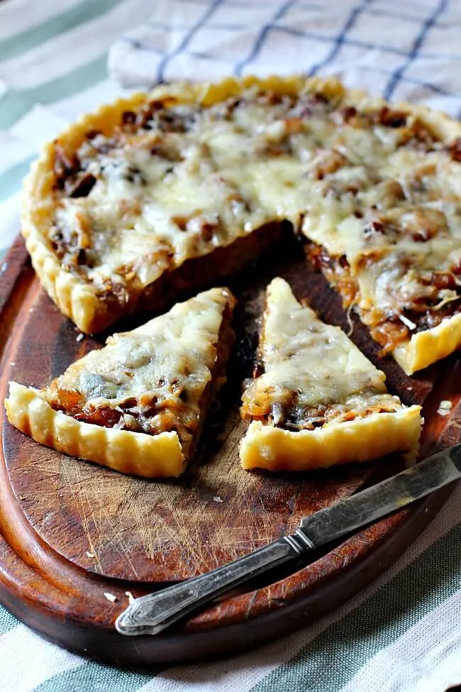 Caramelized Onion Tart - Cooking on the Ranch