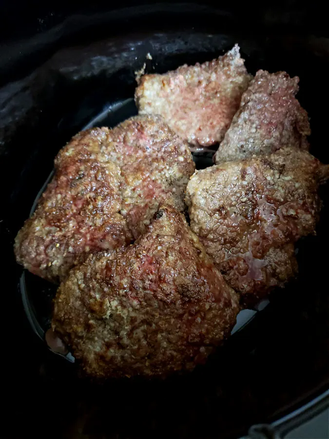 beef cube steaks in Crock Pot