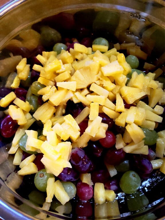 Grape Salad Recipe with Pineapple Julias Simply Southern