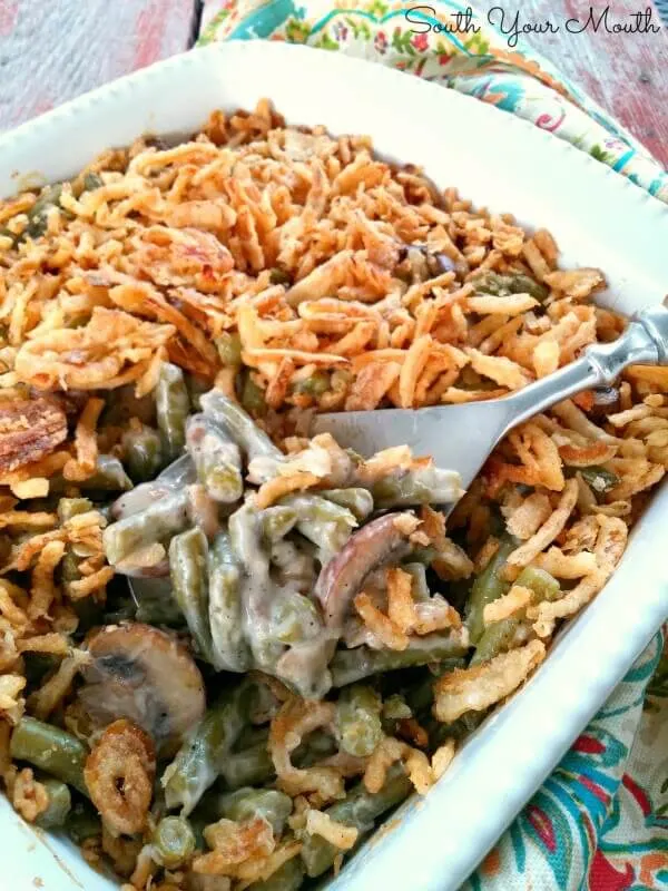 Supreme Green Bean Casserole - South Your Mouth