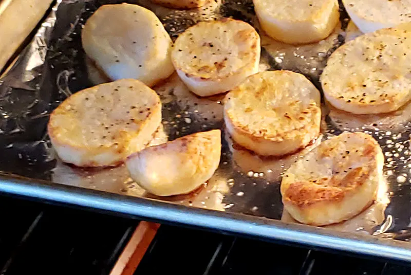 best roasted potatoes recipe in oven on a baking sheet