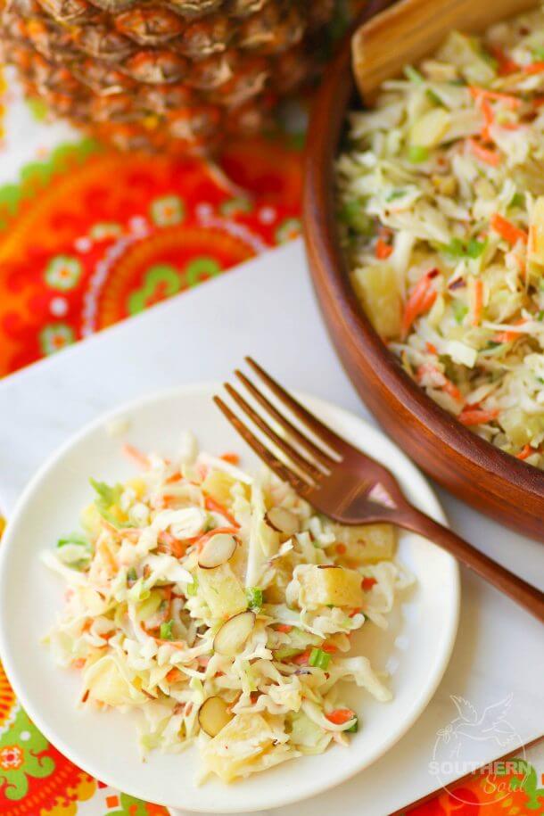 Pineapple Slaw - A Southern Soul