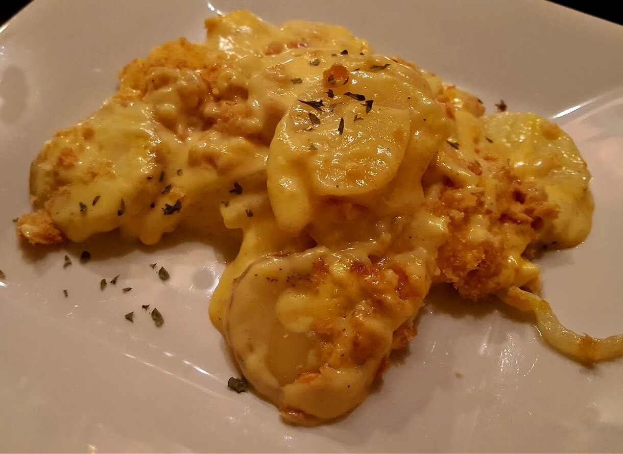 Potatoes Au Gratin with Buttery Crumb Topping Julias Simply Southern