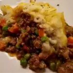 Shepherd's pie on a plate