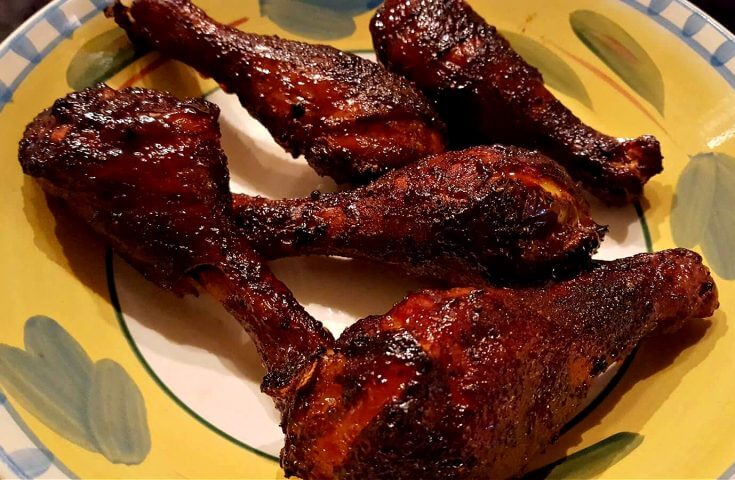 Smoked Barbecue Chicken Legs