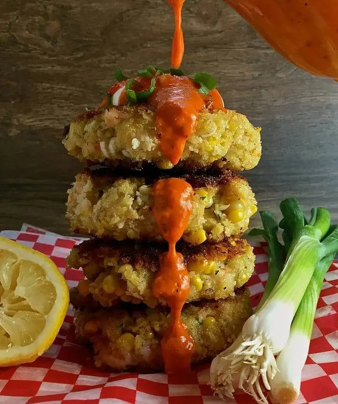 Shrimp and Corn Cakes