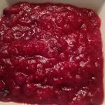 Bowl of cranberry relish